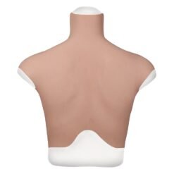 Half Upper Vest High Collar Silicone Breast Forms Man L 7th Gen 22
