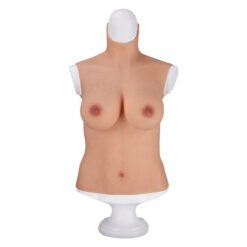Full Upper Vest High Collar Silicone Breast Forms 6th Gen 16
