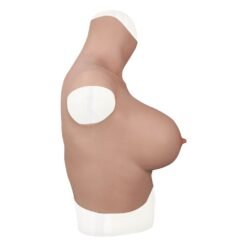 Half Upper Vest High Collar Silicone Breast Forms Man L 7th Gen 23