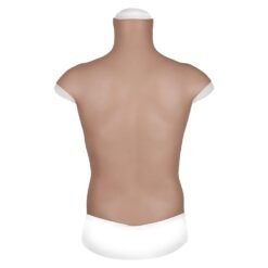 Full Upper Vest High Collar Silicone Breast Forms M 7th Gen 10