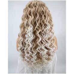 Long Curly Dark Brown Hair Synthetic Wig Handmade Crossdresser Wigs Tulsa 3