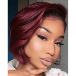 Sleek Chin Length Bob Hair Synthetic Wig Handmade Crossdresser Wigs Diva 2