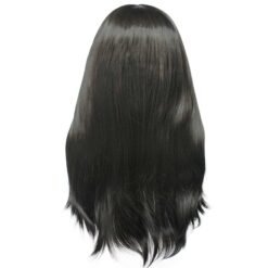 Long Straight Black Hair Synthetic Wig Handmade Crossdresser Wigs Alegandra 2