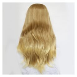 Long Wave Blonde Hair Lace Synthetic Wig Handmade Crossdresser Wigs Belinda 3