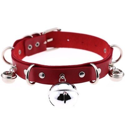 Red Bell Choker Necklace