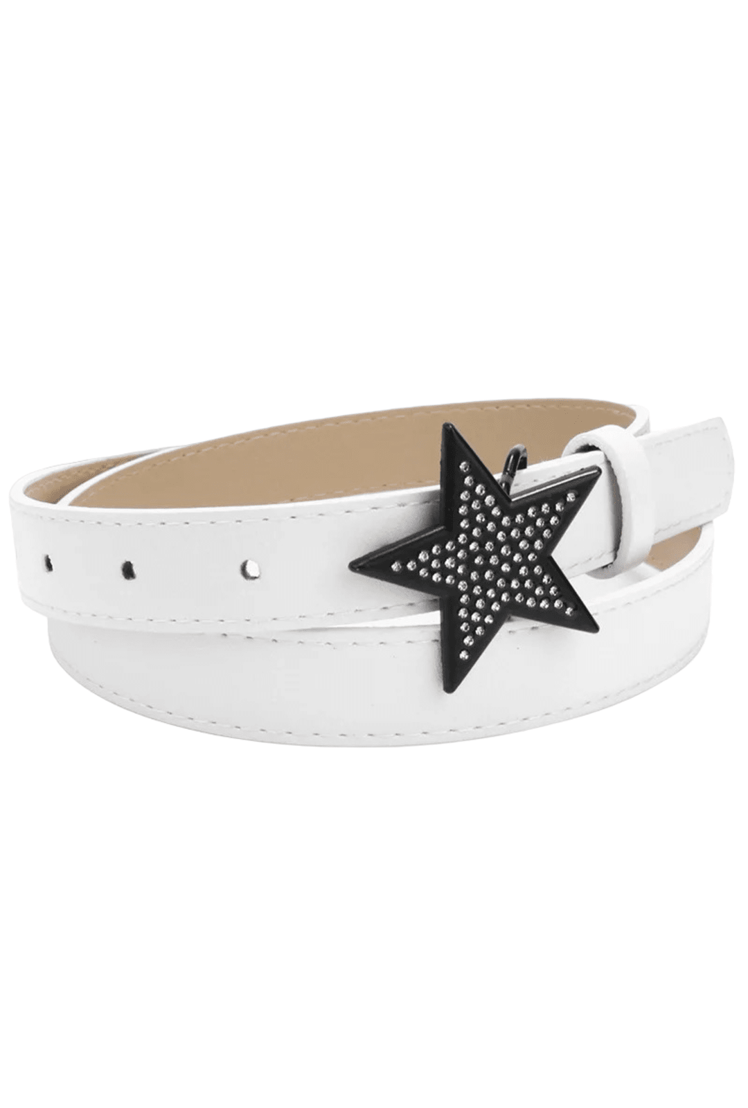 White Rhinestone Star Belt – Gyaru Fashion Accessory