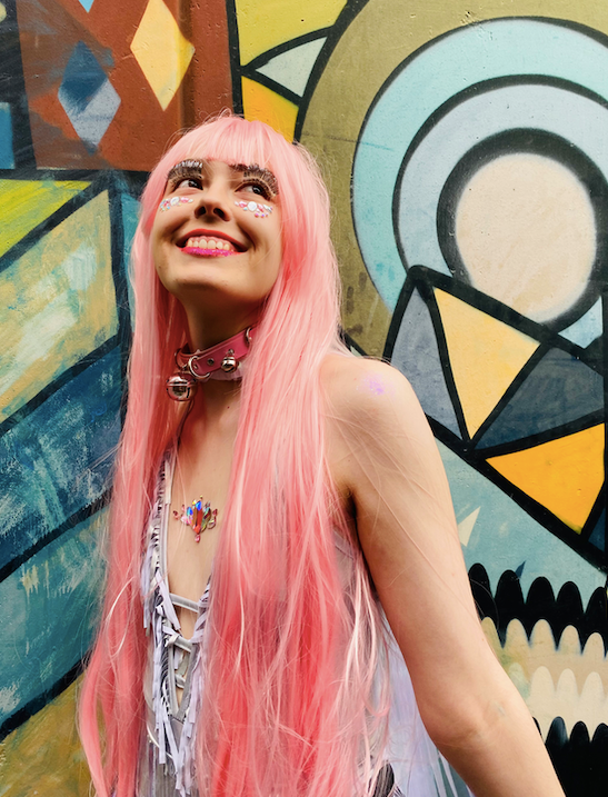 Light Pink Bell Choker Necklace - Image 2