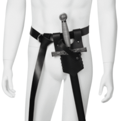 PU Leather Medieval Sword Sheath Black