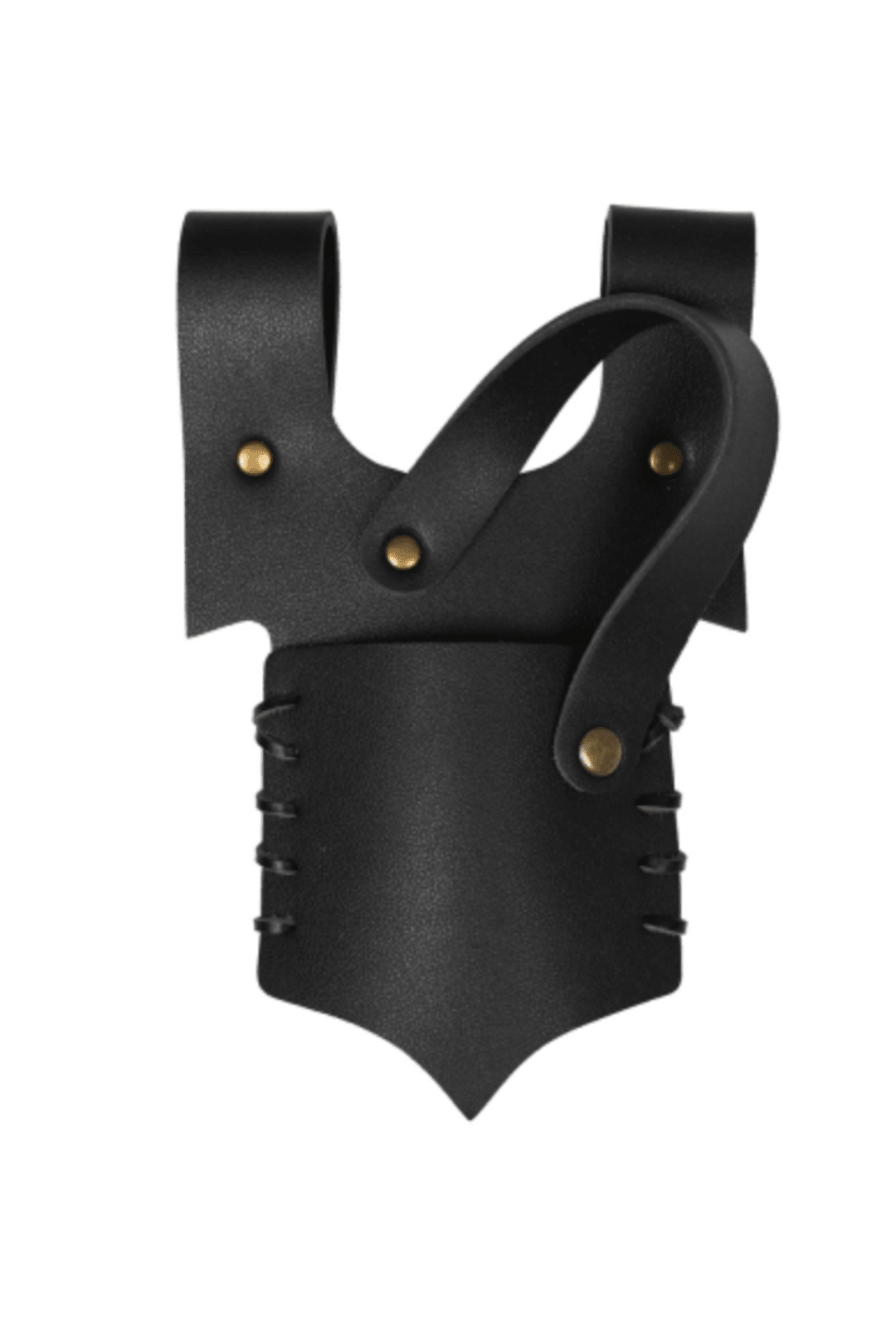 PU Leather Medieval Sword Sheath Black - Image 2