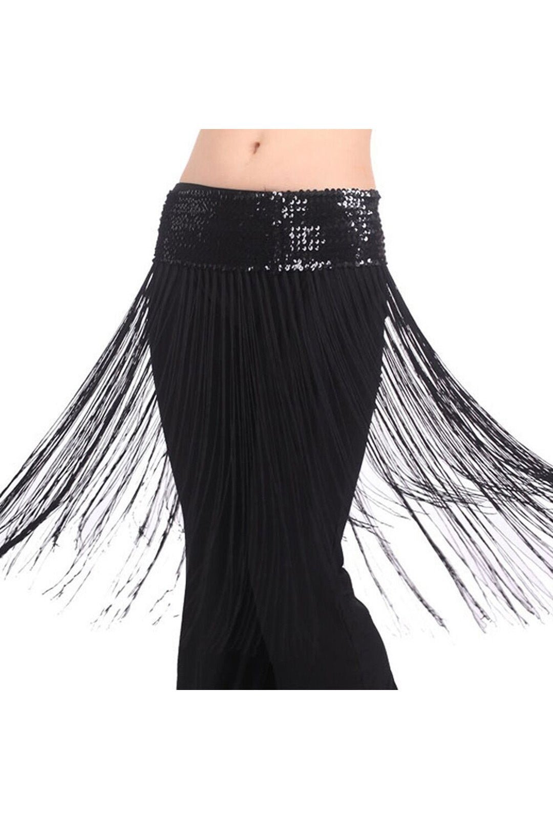 Sequin Fringe Tassel Belt – Festival Waistband
