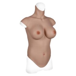 Full Upper Vest High Collar Silicone Breast Forms M 7th Gen 8