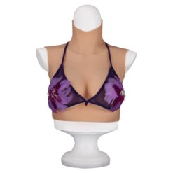 Half Upper Vest High Collar Silicone Breast Forms A Cup 6th Gen 17