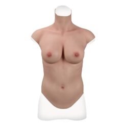 Full Upper Vest High Collar Silicone Breast Forms M 7th Gen 6