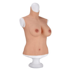 Full Upper Vest High Collar Silicone Breast Forms 6th Gen 17