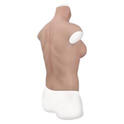 Full Upper Vest High Collar Silicone Breast Forms M 7th Gen 02
