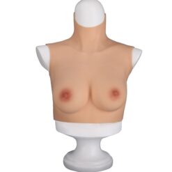 Half Upper Vest High Collar Silicone Breast Forms A Cup 6th Gen 18