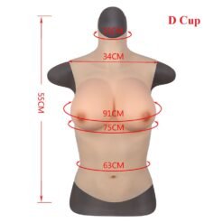 4th Gen Half Body Breast Forms D Cup Size