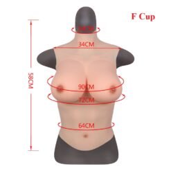 4th Gen Half Body Breast Forms F Cup Size