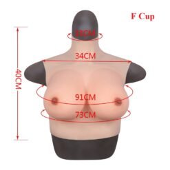 4th Gen High Neck Breast Forms F Cup Size