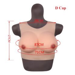 4th Gen Round Neck Breast Forms D Cup Size