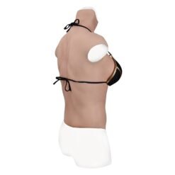 Full Upper Vest High Collar Silicone Breast Forms M 7th Gen 1