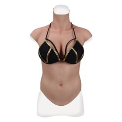 Full Upper Vest High Collar Silicone Breast Forms M 7th Gen 2