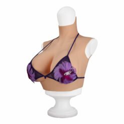 Half Upper Vest High Collar Silicone Breast Forms 6th Gen 14