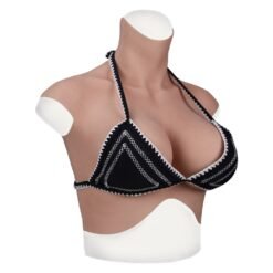 Half Upper Vest High Collar Silicone Breast Forms Man L 7th Gen 24