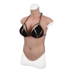 Full Upper Vest High Collar Silicone Breast Forms M 7th Gen 4