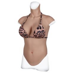 Full Upper Vest High Collar Silicone Breast Forms M 7th Gen 15