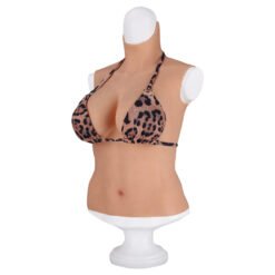 Full Upper Vest High Collar Silicone Breast Forms 6th Gen 10