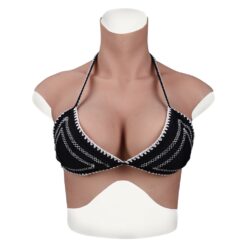 Half Upper Vest High Collar Silicone Breast Forms Man L 7th Gen 13