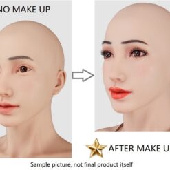 Realistic Silicone Masks Woman Emily makeup