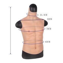 Full Upper Bodysuit Silicone Muscle Suit High Collar 5th Gen 5