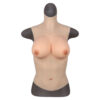 Full Upper Vest High Collar Silicone Breast Forms 4th Gen 1