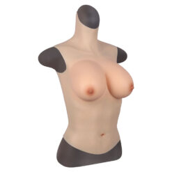 Full Upper Vest High Collar Silicone Breast Forms 4th Gen 2