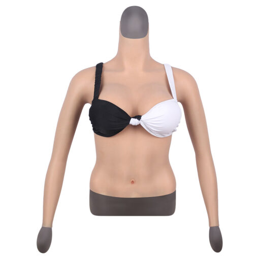 Half-Body-with-Arms-Silicone-Breast-Forms-Realistic-Boobs-5