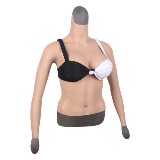 Half-Body-with-Arms-Silicone-Breast-Forms-Realistic-Boobs-6