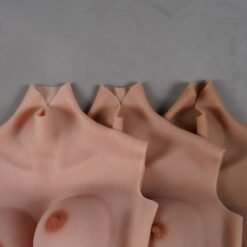 Half Upper Vest High Collar Silicone Breast Forms (Thin) 5th Gen Details