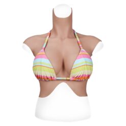 Half Upper Vest High Collar Silicone Breast Forms Woman S 7th Gen (5)
