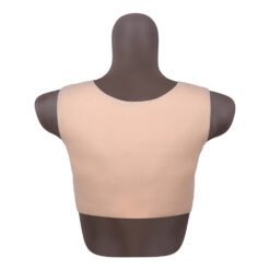 Half Upper Vest Round Collar Silicone Breast Forms 4th Gen 4