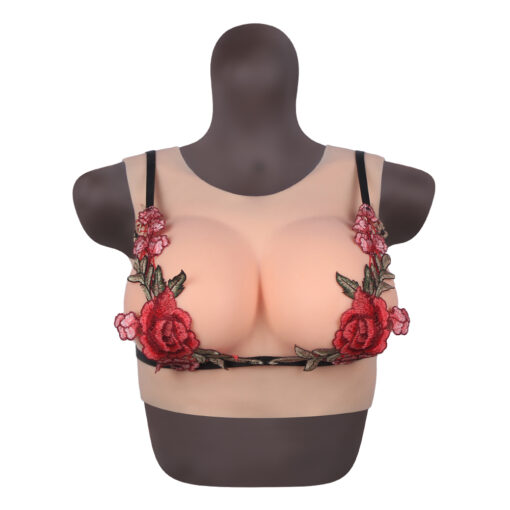 Half Upper Vest Round Collar Silicone Breast Forms 4th Gen 5