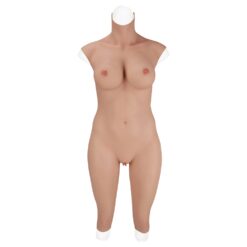 Silicone Full Bodysuit Three Quarter Length No Sleeve E Cup Size L 7th Gen 1