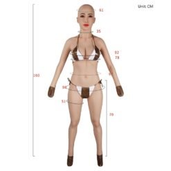 Silicone Full Bodysuit Full Length with Head Mask E Cup 7th Gen 11