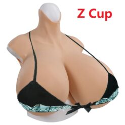 Half Upper Vest High Collar Silicone Breast Forms Z Cup 4th Gen 9
