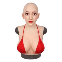 Realistic Silicone Masks with Breast Forms Upper Bodysuit Woman Alice 4