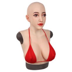 Realistic Silicone Masks with Breast Forms Upper Bodysuit Woman Alice 5