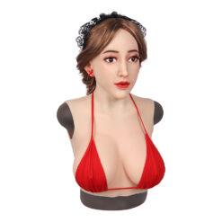 Realistic Silicone Masks with Breast Forms Upper Bodysuit Woman Alice 7