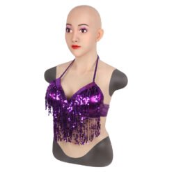 Realistic Silicone Masks with Breast Forms Upper Bodysuit Woman Angela 5