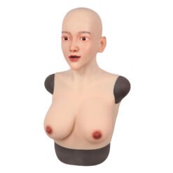 Realistic Silicone Masks with Breast Forms Upper Bodysuit Woman Claire 3